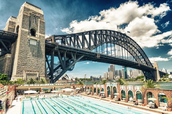Sydney Harbour Bridge, Nova Gales do Sul — Fotografia de Stock