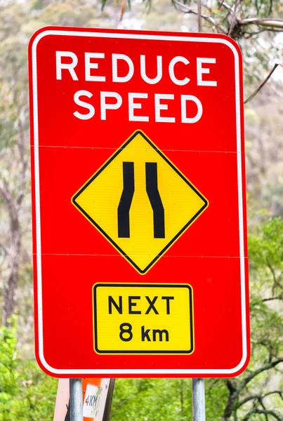 Австралійський outback дорожній знак — стокове фото