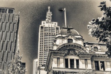 Melbourne, Victoria - Avustralya. Güzel bir şehir manzarası