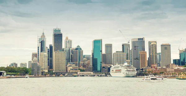 Sydney harbour panoramik görünüm — Stok fotoğraf