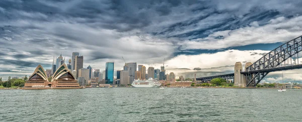 Sydney Harbour harika, panoramik — Stok fotoğraf