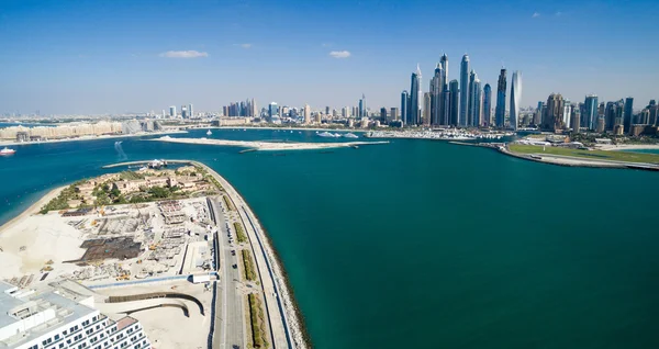 Costa do Dubai. Vista aérea de Jemeirah Palm — Fotografia de Stock