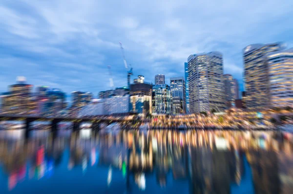 Byggnader av Darling Harbour, Sydney — Stockfoto