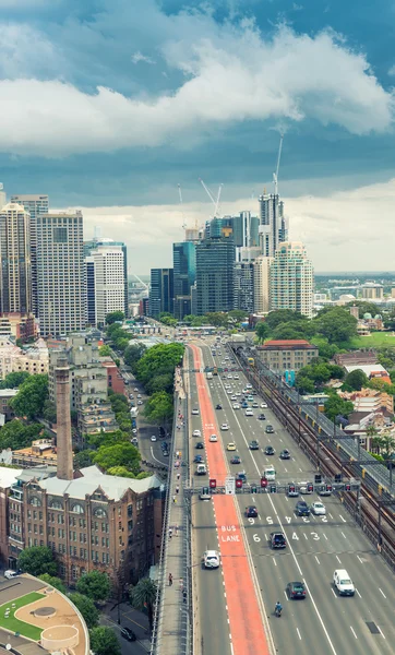 Beautiful Sydney aerial skyline — Stock Photo, Image