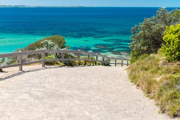 Área costeira em torno de Fort Nepean, Mornington Peninsula, Victoria — Fotografia de Stock