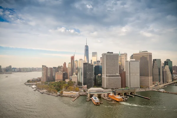 Arranha-céus de Manhattan em NYC — Fotografia de Stock