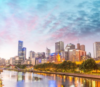 Melbourne şehir manzarası