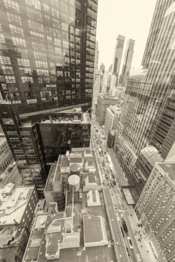 New York şehrinin silüeti