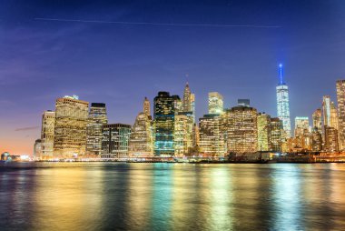 New York şehrinin silüeti