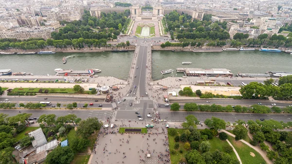 パリのスカイラインの空撮 — ストック写真