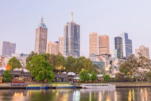 Skyline von Melbourne City — Stockfoto