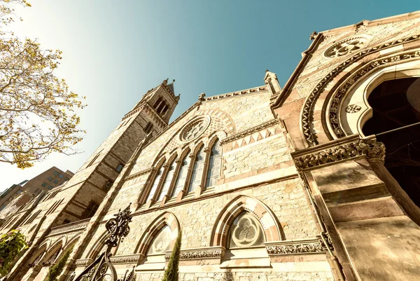 Gevel van de oude Zuid-kerk in Boston, Ma — Stockfoto