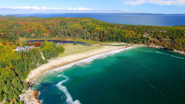 Panoramiczny widok z Acadia National Park — Zdjęcie stockowe