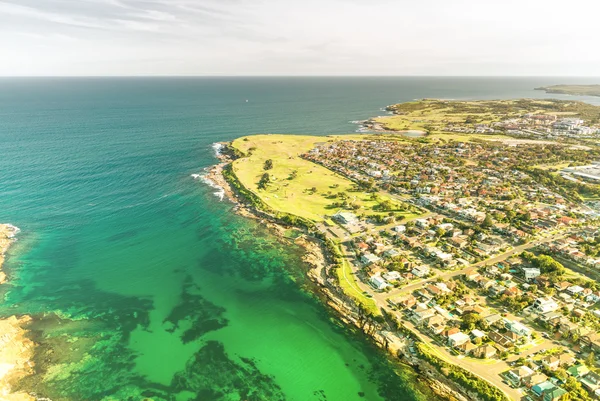 Vista aérea de Sydney Litoral e Praia — Fotografia de Stock