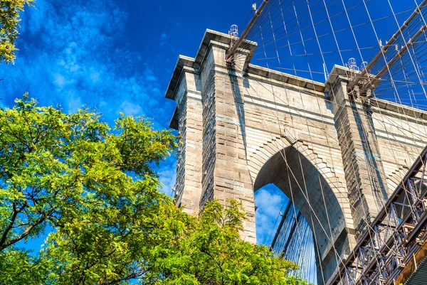 Magnífico puente de Brooklyn, Nueva York — Foto de Stock