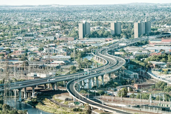 Utsikt over Melbourne, Australia – stockfoto