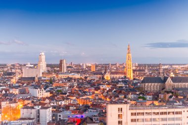 Havadan görünümü, Antwerpen, Belçika
