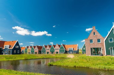 Volendam, Hollanda'nın klasik evler