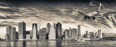 New York şehrinde gelmek üzere. Seyahat kavramı