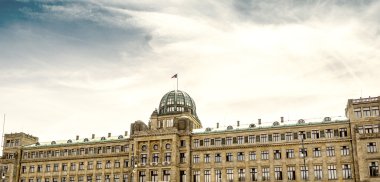 Prague, Çek Cumhuriyeti. Ortaçağ şehir manzarası