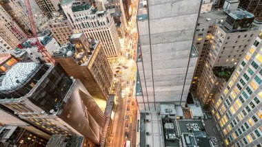 New York şehrinin silüeti