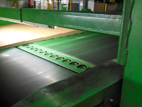 Fábrica de papel. Maquinaria industrial — Foto de Stock