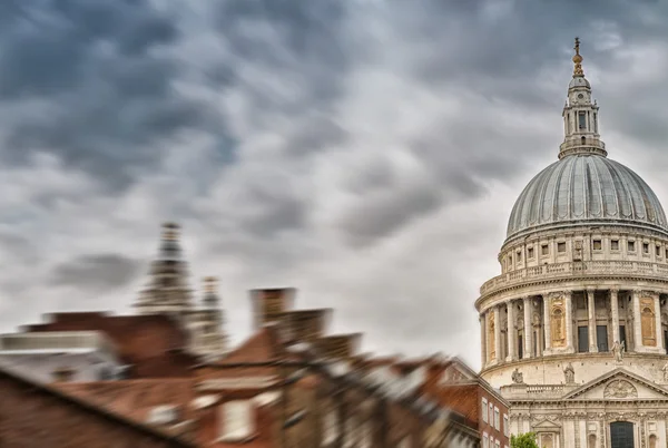 St Paul Katedrali dome, Londra — Stok fotoğraf