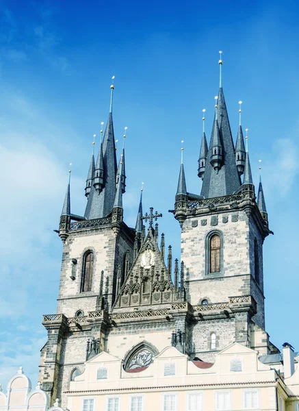 Skyline medievale della città di Praga — Foto Stock