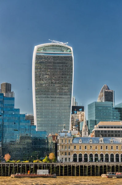 London City. Financiële en zakelijke district — Stockfoto