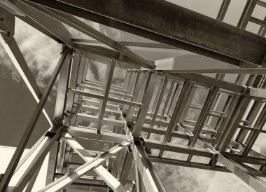 Boru raf, şantiye Binası