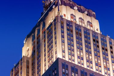 New York City - 12 Eylül 2015: Dış görünümünü İmparatorluğu Stat