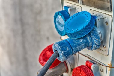 Yüksek gerilim güç bağlantısı. Çevre Sanayi