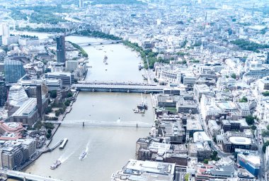 Londra hava harika manzarası
