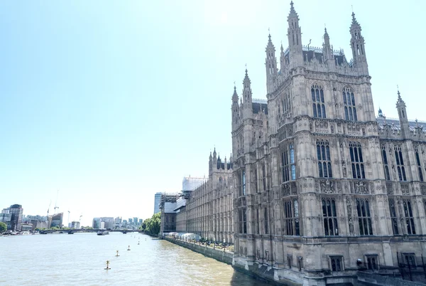 Lo skyline di Londra. Bella città punto di riferimento, Regno Unito — Foto Stock