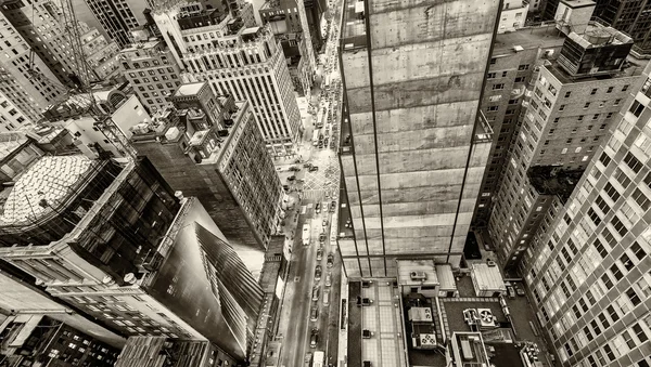 New York. Bella vista aerea dei grattacieli della città — Foto Stock