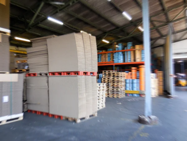 Mill pappersindustrin. Warehouse — Stockfoto
