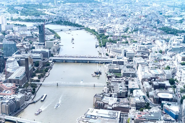 Impresionante horizonte aéreo de Londres —  Fotos de Stock