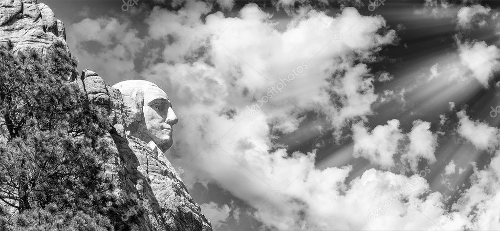 George Washington - Mount Rushmore, side view