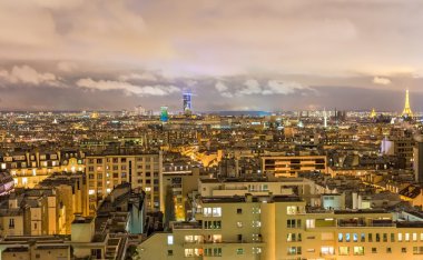 Paris manzarası. Mimari şehir detay