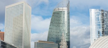 PARIS - NOVEMBER 22, 2012: Tall buildings in the major business 