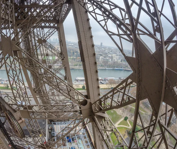 Struttura del Tour Eiffel, Parigi — Foto Stock