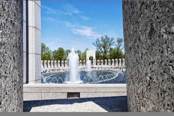 Мемориал США Второй мировой войны Стоковая Картинка