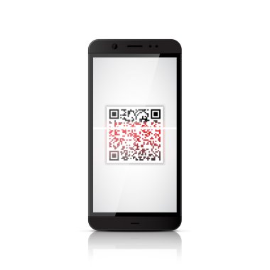 QR Kod tarama smartphone 