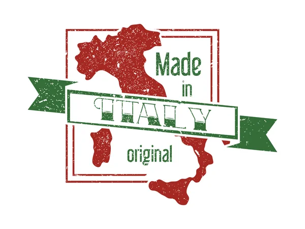 Зроблено в Італії штамп — стоковий вектор