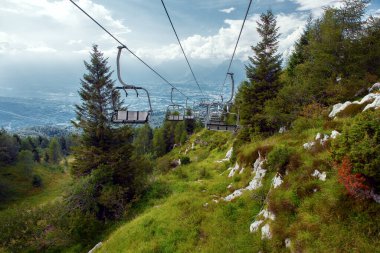 Nevegal, Belluno, İtalya 'daki dağ kaldırma.