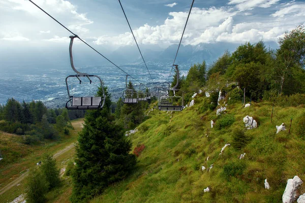 Bergstoeltjeslift Nevegal Belluno Italië — Stockfoto