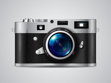 Retro vintage fotoğraf makinesi