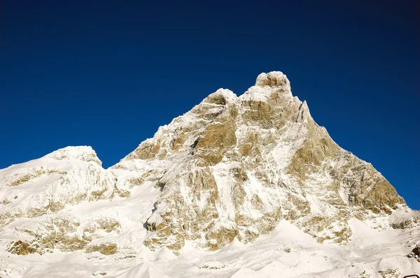Χιονισμένη κορυφή του Μάτερχορν — Φωτογραφία Αρχείου