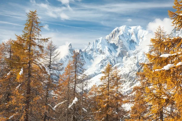 Paisagem montanhosa no outono — Fotografia de Stock