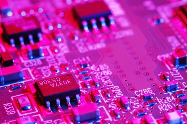 Tablero de circuito informático — Foto de Stock